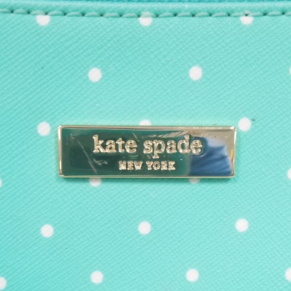 Kate Spade Turquoise Polka Dot Baby Bag - Picture 4 of 6